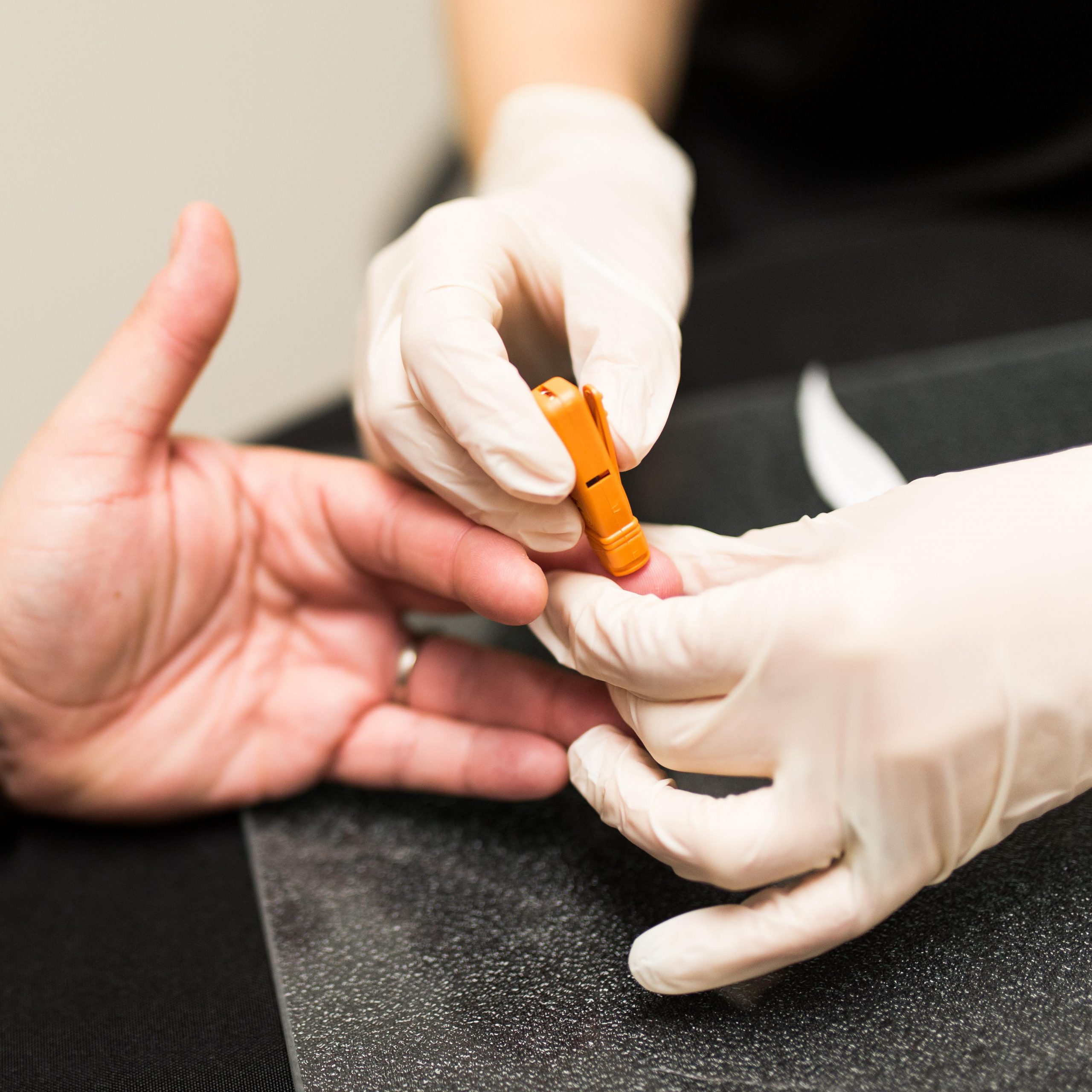 diabetes testing and education with wellness specialist