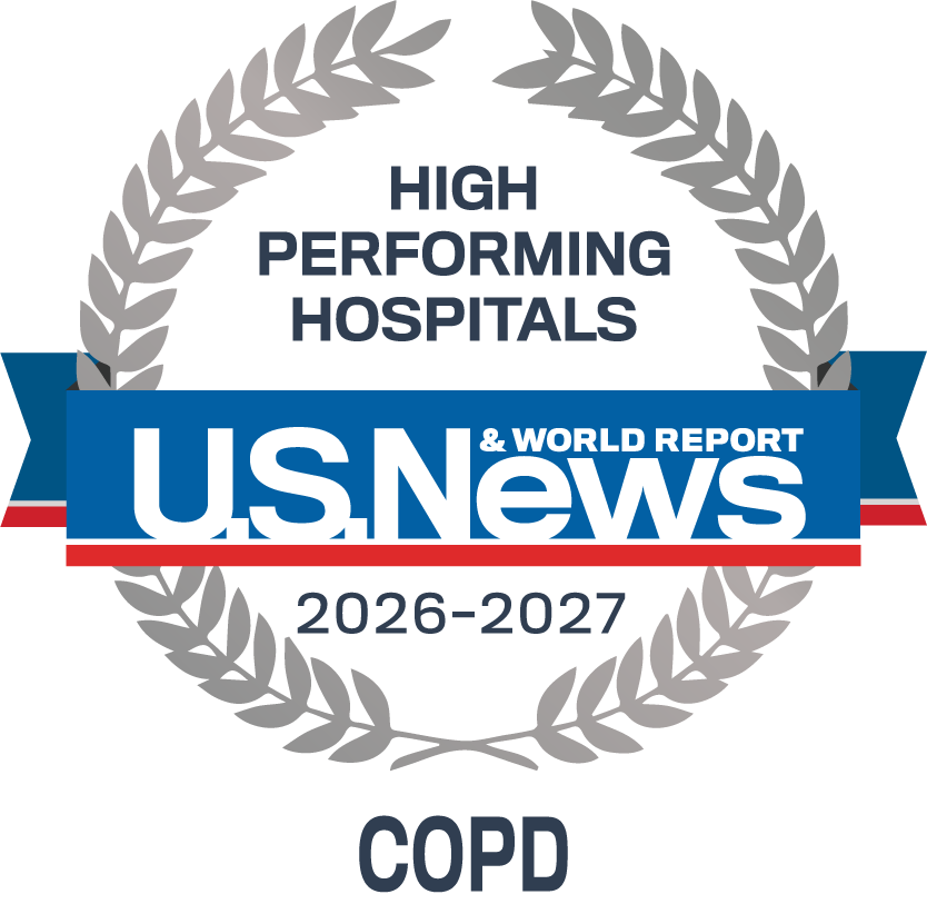 Badge-Hospitals-Procedures_Conditions_COPD High Performing Hospitals US News & World Report COPD